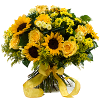 Last Minute Flowers To Switzerland Delivered In By Yellow Bouquet