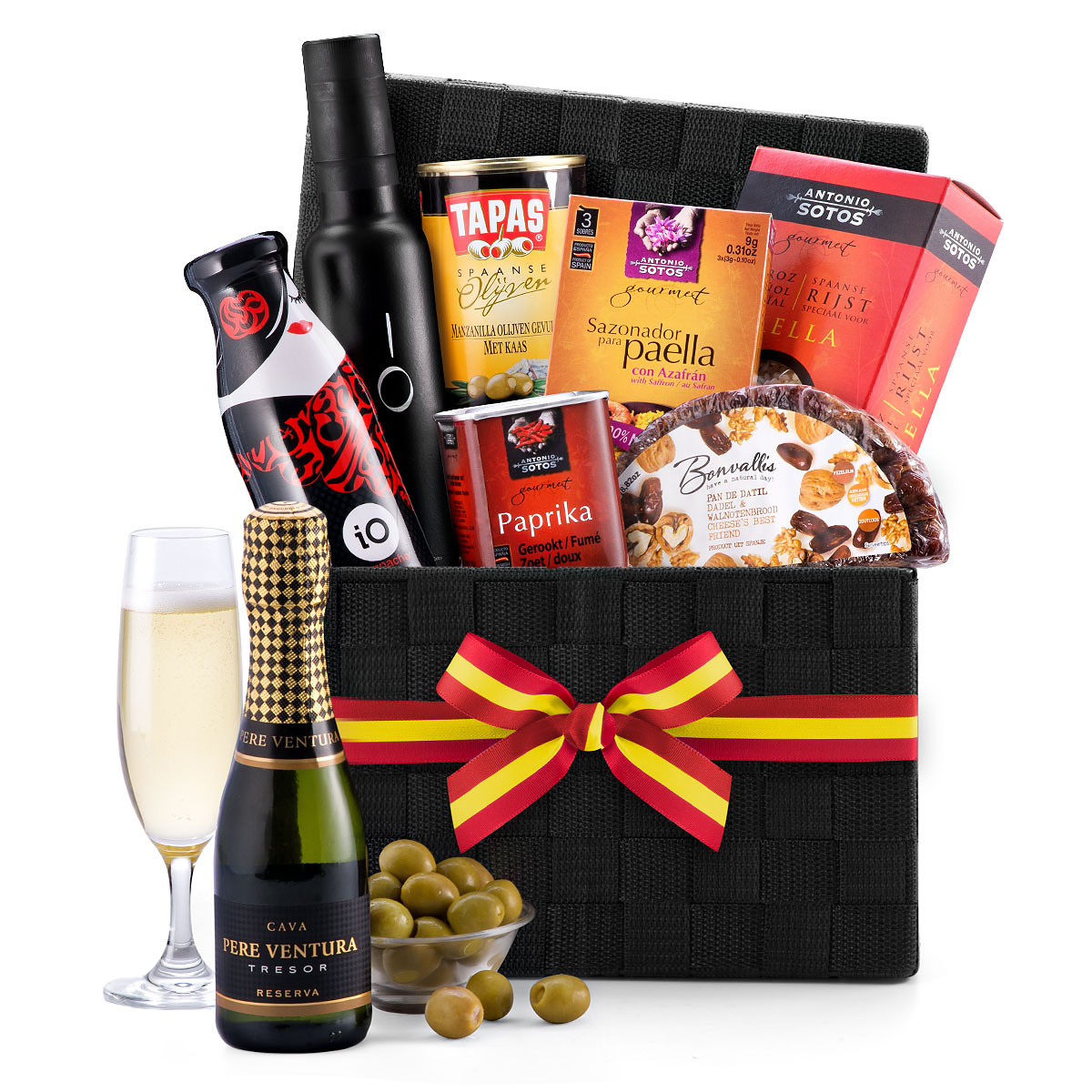 Spanish Gourmet Hamper with Sparkling Cava Delivery in Belgium by