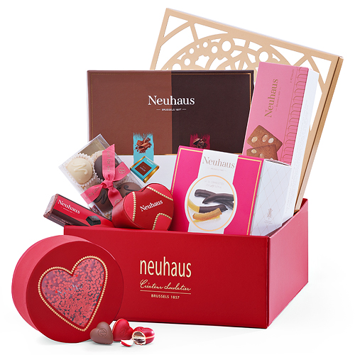 Neuhaus Valentine Deluxe Giftbox Delivery in Germany by GiftsForEurope