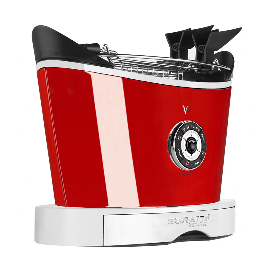 BUGATTI Volo Toaster Red - Delivery in Netherlands by GiftsForEurope