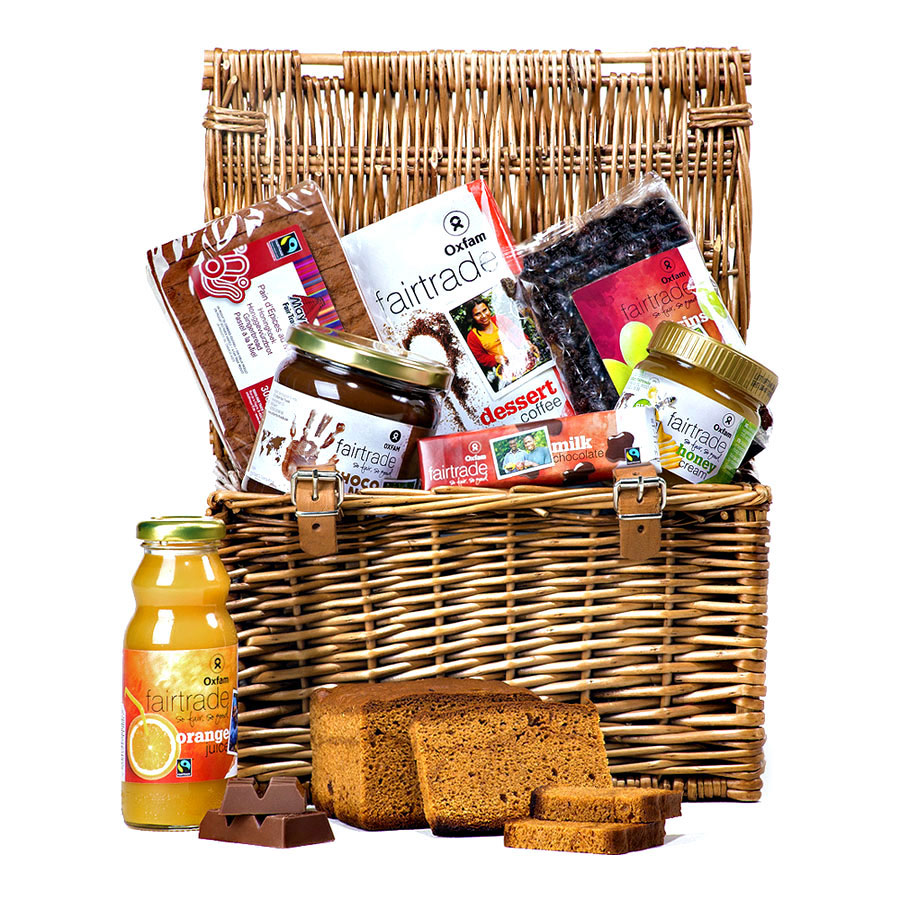Oxfam Fair Trade Breakfast Basket Delivery in Germany by GiftsForEurope