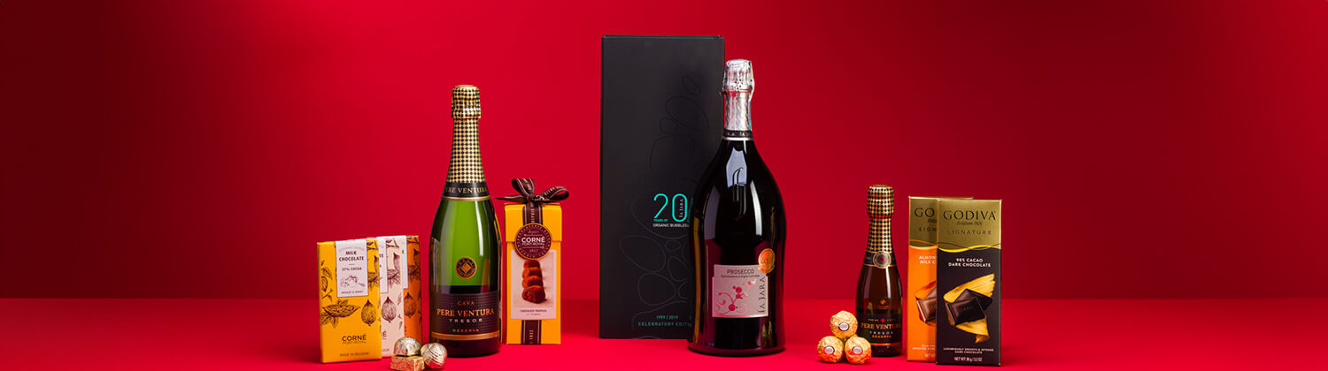 Send Sparkling Wine Gift Baskets to Austria