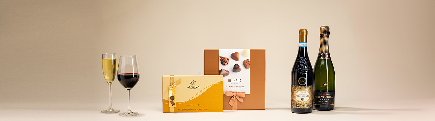 Send Chocolate with Champagne or Wine to Luxembourg