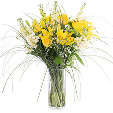 Yellow Lily Bouquet