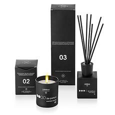 Let the lovely soft scent of sandalwood carry you away. The Oolaboo scented candle and aroma diffuser & sticks are created from natural, pure essential oils extracted from sandalwood that are healthy for mind and body.