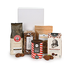 Discover this 100% Belgian Trias breakfast gift basket - a gift that keeps on giving.