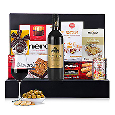 Looking for a gourmet gift with wine that is certain to impress? This gift box has it all!