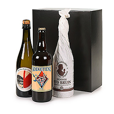 A special gift for someone special: a marvelous trio of Belgian beer & sparkling wine from the West Flanders region.