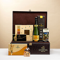 Some occasions call for a truly spectacular gift. When you need a VIP gift that makes a grand impression, this luxurious Godiva chocolate and Veuve Clicquot 2012 Vintage Champagne gift is the perfect selection.