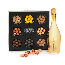 Lakrids Selection & Bottega Gold Prosecco, 75cl - Gluten-free