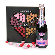 Lakrids Selection Love Box & Pommery Brut Rosé