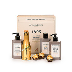 Atelier Rebul 1895 gift box, Be Secco mini & Ferrero Rocher