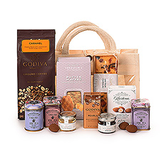 Savor the simple pleasures of afternoon teatime with this wonderful collection of English teas, rich Godiva coffee, and tempting sweets. This is the perfect gift for all of the tea and coffee lovers in your life.