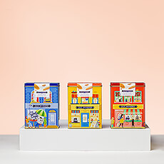 Charm your favorite cookie lover with a trio of keepsake tins filled with classic Jules Destrooper biscuits.