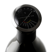 True wine lovers will appreciate this elegant wine thermometer ensuring wines are presented at their optimal tasting point.
