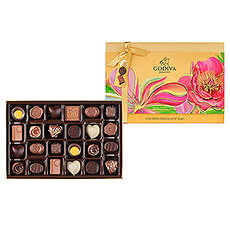 Godiva Gold Flower Box, 25 pcs