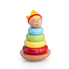 Wooden Toy Tower Prince, 6 pcs H15xdiam.9cm