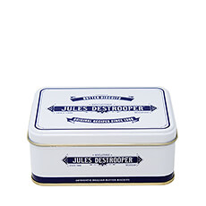 Jules Destrooper Tin Box Mini Retro Butter Crisps, 75 g