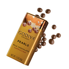 Godiva Pearls Milk Chocolate, 43 g
