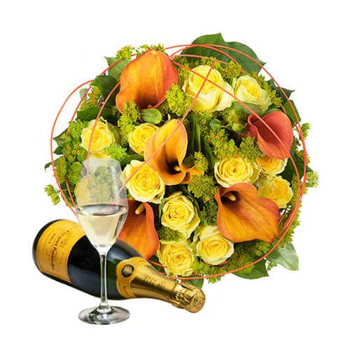 Charming Gold Veuve Clicquot Champagne