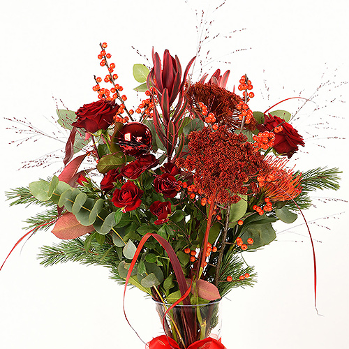 Red Christmas 2021 Bouquet