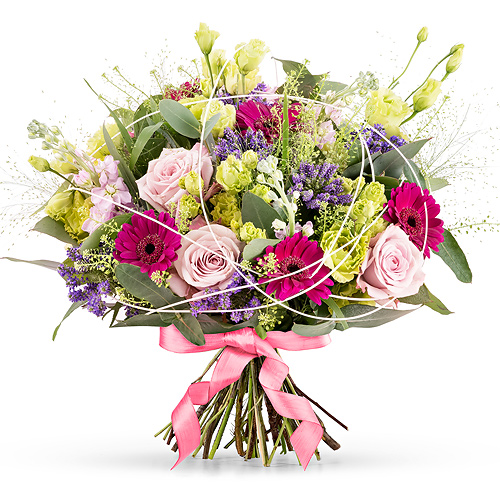Flowers 2018 Purple Summer Bouquet Luxe 40 Cm