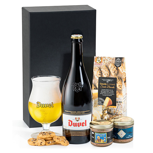 Duvel Belgian Beer, Paté & Biscuits