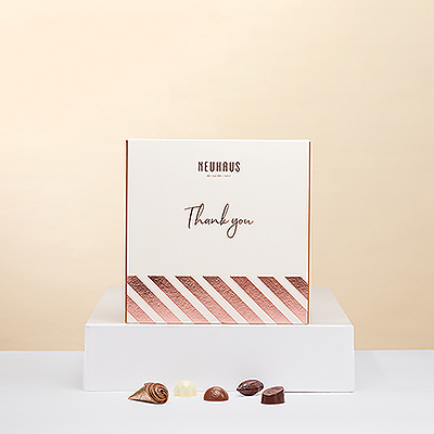 The best way to say thank you is with a sweet surprise. This Thank You Discovery box from the Belgian Master Chocolatier Neuhaus is the ideal gift for any chocolate lover.