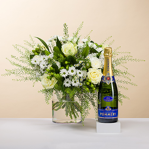 Simply White & Pommery Champagne