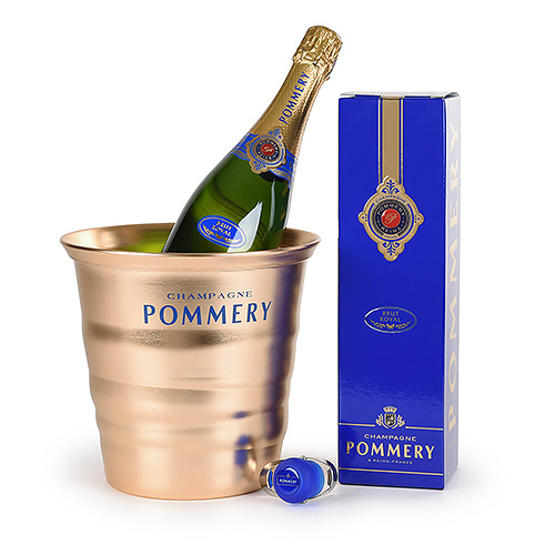 Pommery Brut With Ice Bucket & Bottle Stopper