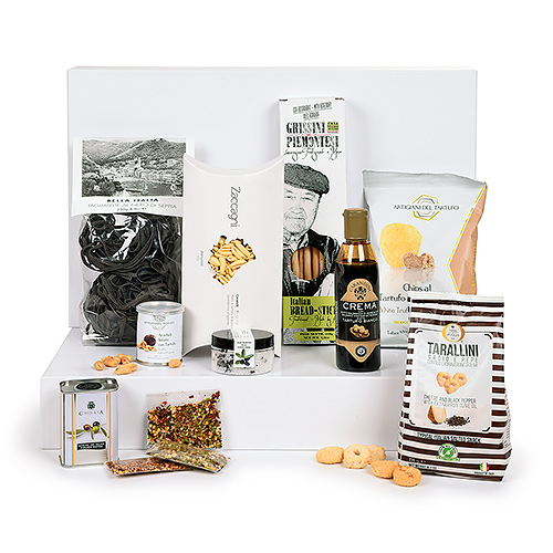 Gifts 2020 : Italian Deluxe Gourmet Giftbox white edition