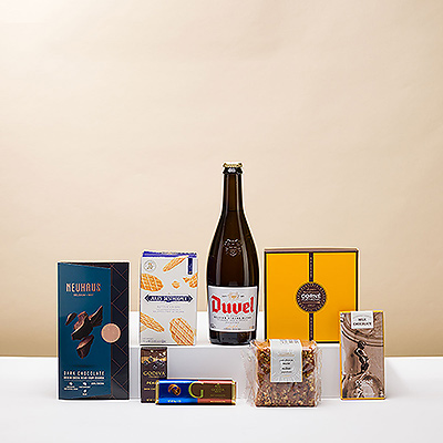 The Classic Belgium has two central themes: Belgian beer and chocolate fun. These pillars are supported by brands such as Godiva, Neuhaus, Duvel, and Leonidas.
