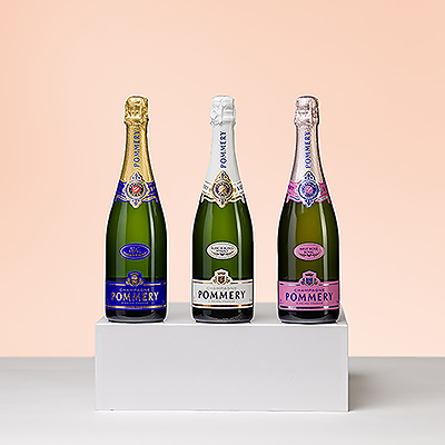 Presentamos un impresionante regalo de degustación de champán, cortesía de la legendaria casa Pommery.