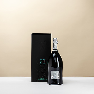 Stoßen Sie mit einer Magnumflasche La Jara Bio Prosecco Brut auf die festlichen Momente im Leben an!
