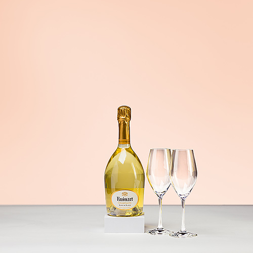 Champagner Ruinart & 2 Gläser