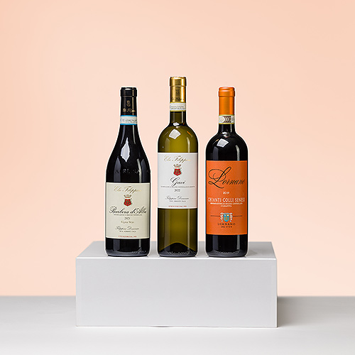 Trio aus italienischem Wein