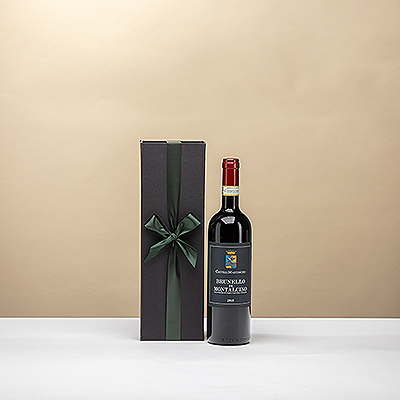 Der Castelli Martinozzi - Brunello di Montalcino ist ein 100%iger Sangiovese-Rotwein aus Montalcino, Italien. Dieser lebendige und harmonische rubinrote Wein hat ein intensives und doch elegantes Bouquet mit Aromen von Veilchen und Moschus.