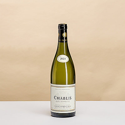 Un Chablis frais et vif du Domaine Daniel Dampt de Bourgogne en France.