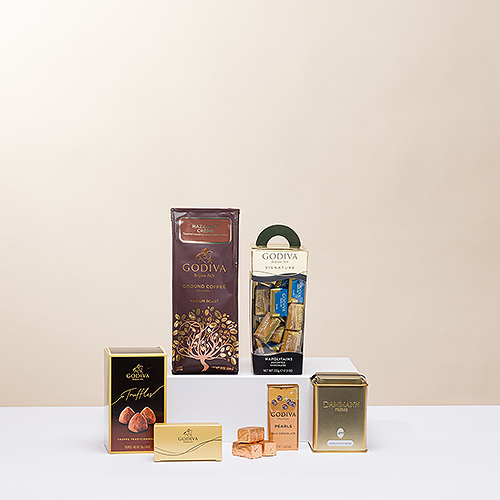 Premium Coffee & Tea Gift with Godiva