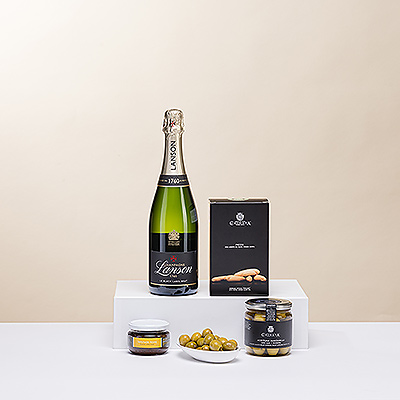 Panier cadeau Noël - Lanson Brut