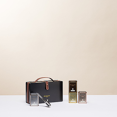 Die Dammann Thé Geschenkbox Superbe ist ein elegantes Geschenk für jeden Teeliebhaber.