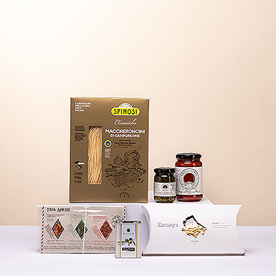 Everyone loves spaghetti dinner night! Make it extra special with this gourmet Italian pasta gift box.