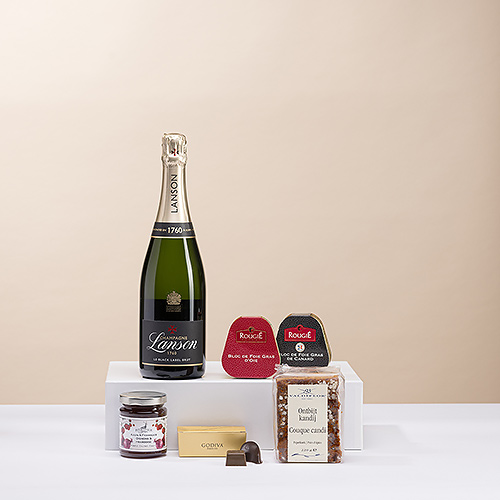 Champagne Lanson & Gourmet Snacks