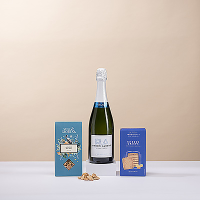 Champagne Baron Albert and Snacks