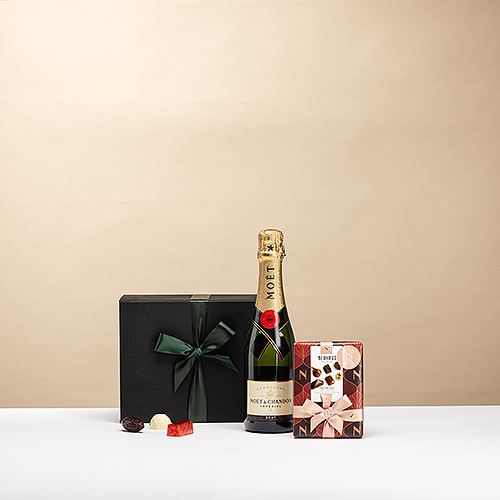 Moët & Chandon with Neuhaus Christmas ballotin