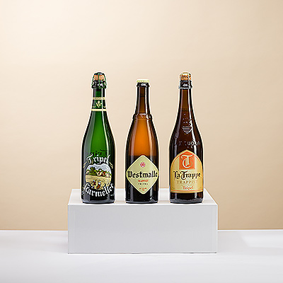 This trio of Belgian Tripels presents three strong golden ales made in traditional monastic styles.