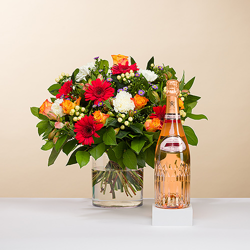 Chef-Bouquet & Champagner Vranken Rosé