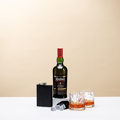 Este set de degustación de whisky escocés Ardbeg es la idea de regalo perfecta para los amantes del whisky.