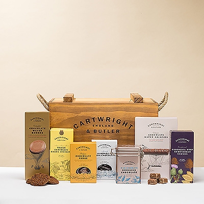 Der Cartwright & Butler Chocolate Basket ist das ultimative Geschenk für jeden Schokoholic!