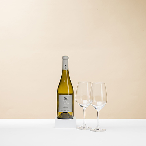 Haras De Pirque - Chardonnay 2020 & 2 Gläser